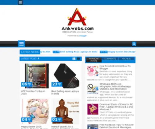 Ankwebs.com(Top Tips and Tricks on Internet) Screenshot