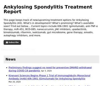 Ankylosingspondylitistreatmentreport.com(Ankylosing Spondylitis Treatment Report) Screenshot