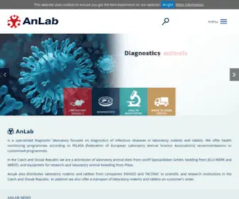 Anlab.eu(Laboratory animals) Screenshot