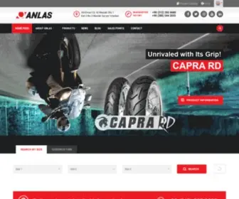 Anlas.com(Anlas Motorcycle Tyres) Screenshot