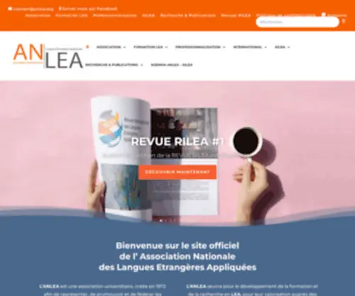 Anlea.org(Association Nationale Langues Etrangères Appliquées) Screenshot