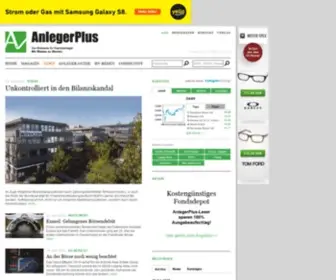 Anlegerplus.de(Home » AnlegerPlus) Screenshot