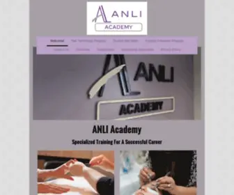 Anliacademy.com(ANLI Academy) Screenshot