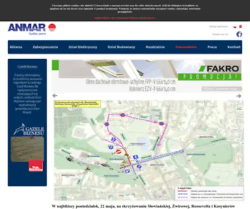Anmarsj.pl(Hurtownia elektryczna i budowlana Gorzów) Screenshot