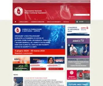 Anmco.it(Associazione Nazionale Medici Cardiologi Ospedalieri) Screenshot