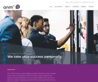 ANM.com(ANM is an innovative IT consulting company) Screenshot