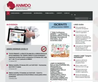 Anmdo.org(Associazione Nazionale dei Medici delle Direzioni Ospedaliere) Screenshot