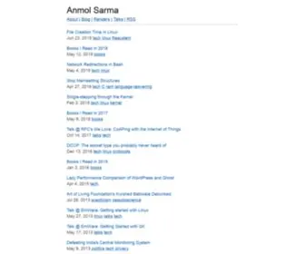 Anmolsarma.in(Anmol Sarma) Screenshot