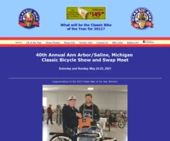 ANN-Arbor-Bicycleshow.com(Ann Arbor Classic Bicycle Show) Screenshot