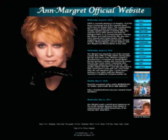 ANN-Margret.com(Ann-Margret Official Website) Screenshot