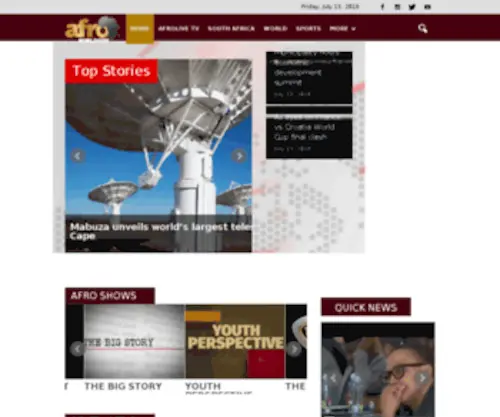 ANN7.com(Africa News Network 24x7) Screenshot