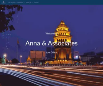 Anna-Associates.com(Business's Law Firm in Phnom Penh) Screenshot