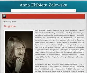 Anna-Zalewska.pl(Anna Elżbieta Zalewska) Screenshot