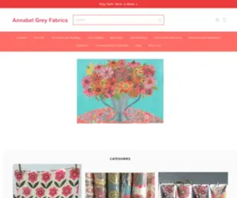 Annabelgrey.co.uk(Annabel Grey Fabrics original colourful furnishing fabrics for curtains and blinds) Screenshot