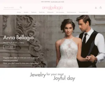 Annabellagio.com(Wedding &amp; Bridal Jewelry) Screenshot