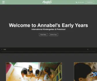 Annabels.ac.th(Reggio-Inspired Kindergarten & Preschool Bangkok) Screenshot