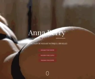 Annaberry.be(Massage à Bruxelles) Screenshot