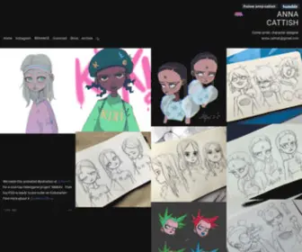 Annacattish.com(Anna Cattish) Screenshot