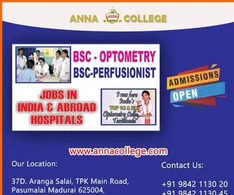 Annacollege.com(Anna College) Screenshot