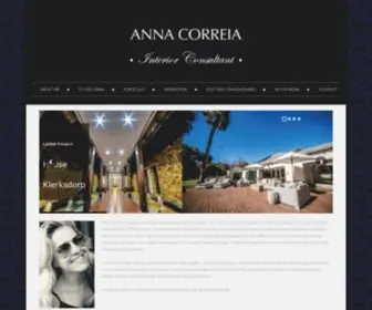 Annacorreia.co.za(Anna Correia) Screenshot