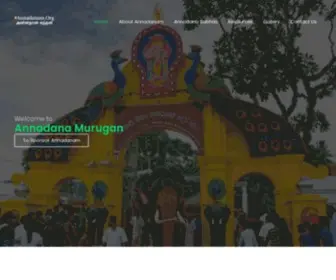 Annadanam.org(Annadana Murugan) Screenshot