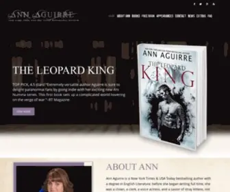 Annaguirre.com(NYT bestselling author) Screenshot