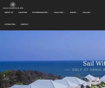 Annairesorts.com(Enticing Beach Resorts in Kanyakumari) Screenshot