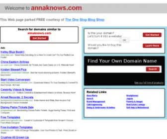 Annaknows.com(AnnaKnows) Screenshot