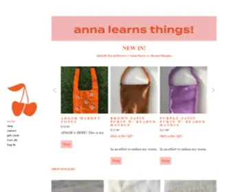 Annalearnsthings.com(ANNA LEARNS THINGS) Screenshot