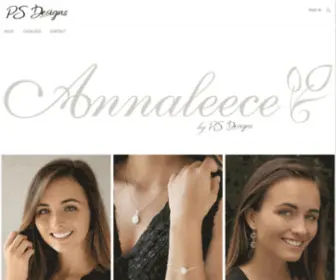 Annaleece.com(High Quality Fashion Jewelry Made with Swarovski Elements) Screenshot