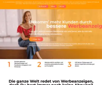 Annalenaeckstein.de(Bekomm’ mehr Kunden durch bessere Werbeanzeigen) Screenshot