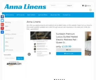 Annalinens.co(Anna's Linens Store) Screenshot