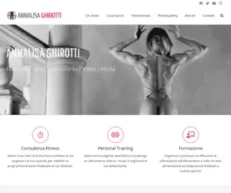 Annalisaghirotti.com(Annalisa Ghirotti Personal Trainer) Screenshot