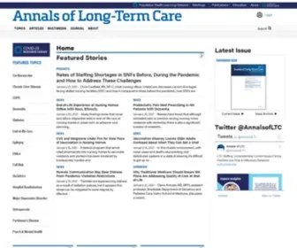 Annalsoflongtermcare.com(Annals of Long) Screenshot