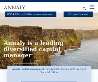 Annaly.com(Annaly Capital Management) Screenshot