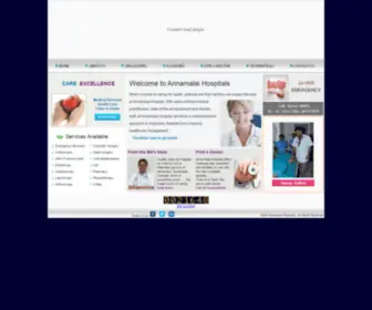 Annamalaihospitals.com(Annamalai Hospitals) Screenshot