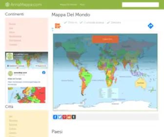 Annamappa.com(Mappa Del Mondo) Screenshot