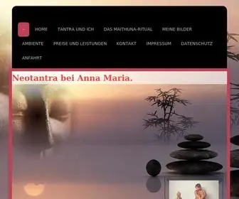 Annamariatantra.de(Neotantra in D) Screenshot