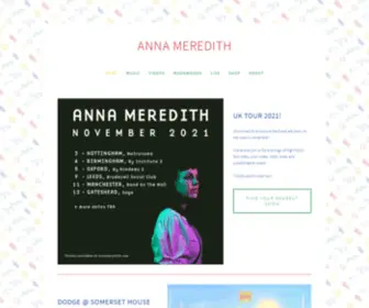 Annameredith.com(ANNA MEREDITH) Screenshot