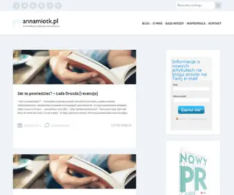 Annamiotk.pl(Anna Miotk) Screenshot