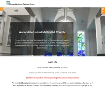 Annandalechurch.com(Annandale United Methodist Church) Screenshot