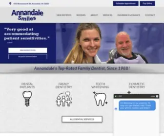 Annandalesmiles.com(Annandale Smiles) Screenshot