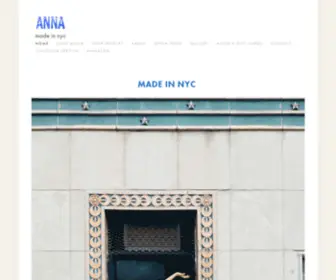 Annanyc.com(ANNA) Screenshot