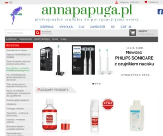 Annapapuga.pl(Profesjonalny sklep dla zębów) Screenshot