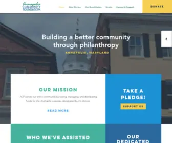 Annapoliscommunityfoundation.org(Acf) Screenshot