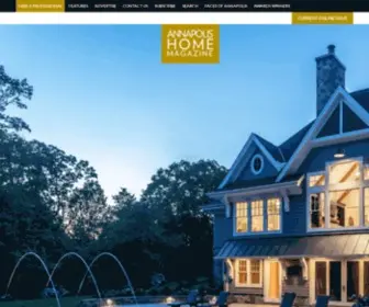 Annapolishomemag.com(Featuring The Best Architecture and Design of the Chesapeake Bay) Screenshot