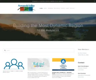 Annapolisvalleychamber.ca(Annapolis Valley Chamber of Commerce) Screenshot