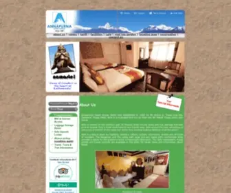 Annapurnaguesthouse.com(Annapurna Guest House) Screenshot