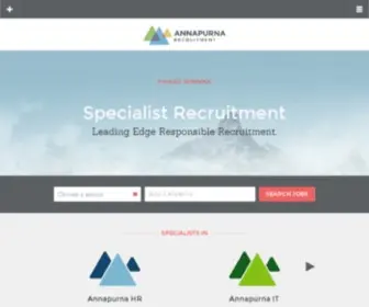 Annapurnarecruitment.com(Annapurna Recruitment) Screenshot