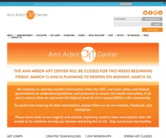 Annarborartcenter.org(Ann Arbor Art Center) Screenshot